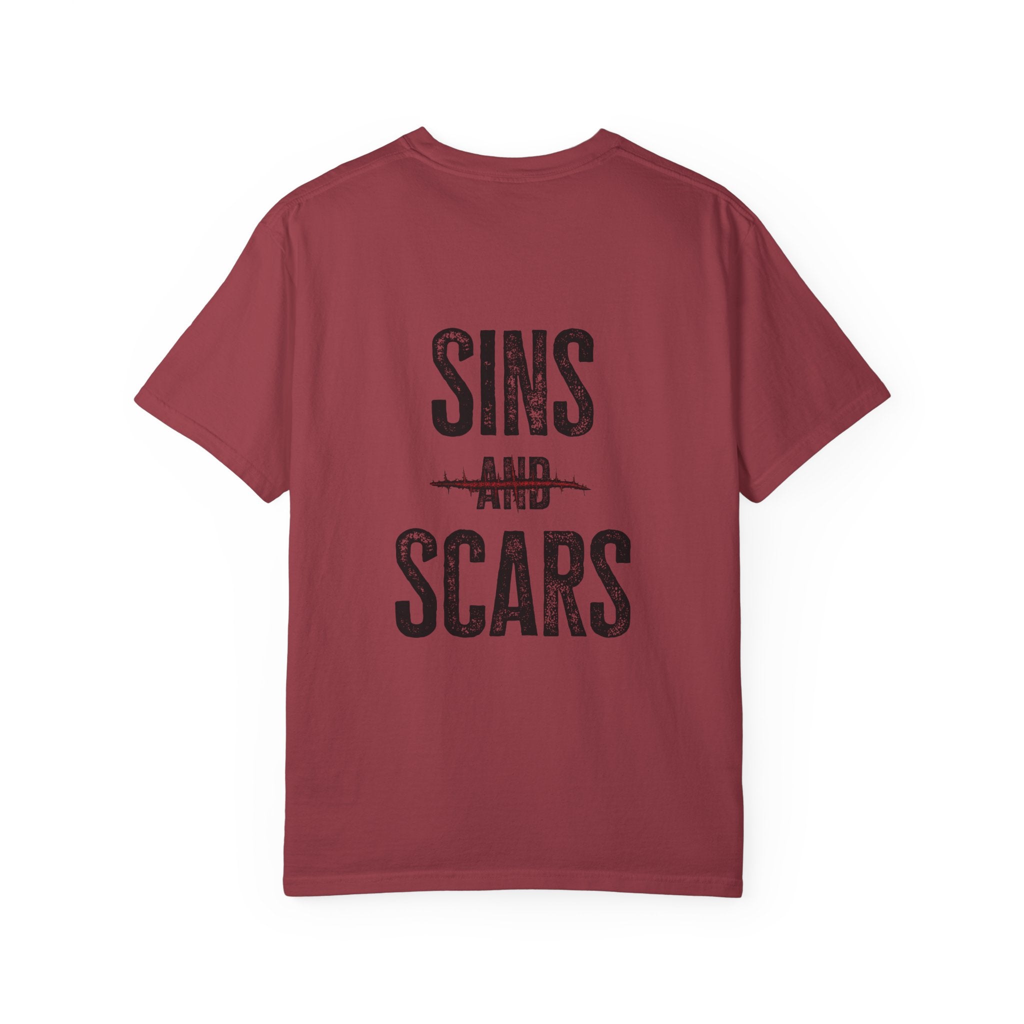 Unisex Garment-Dyed Sins and Scars T-shirt