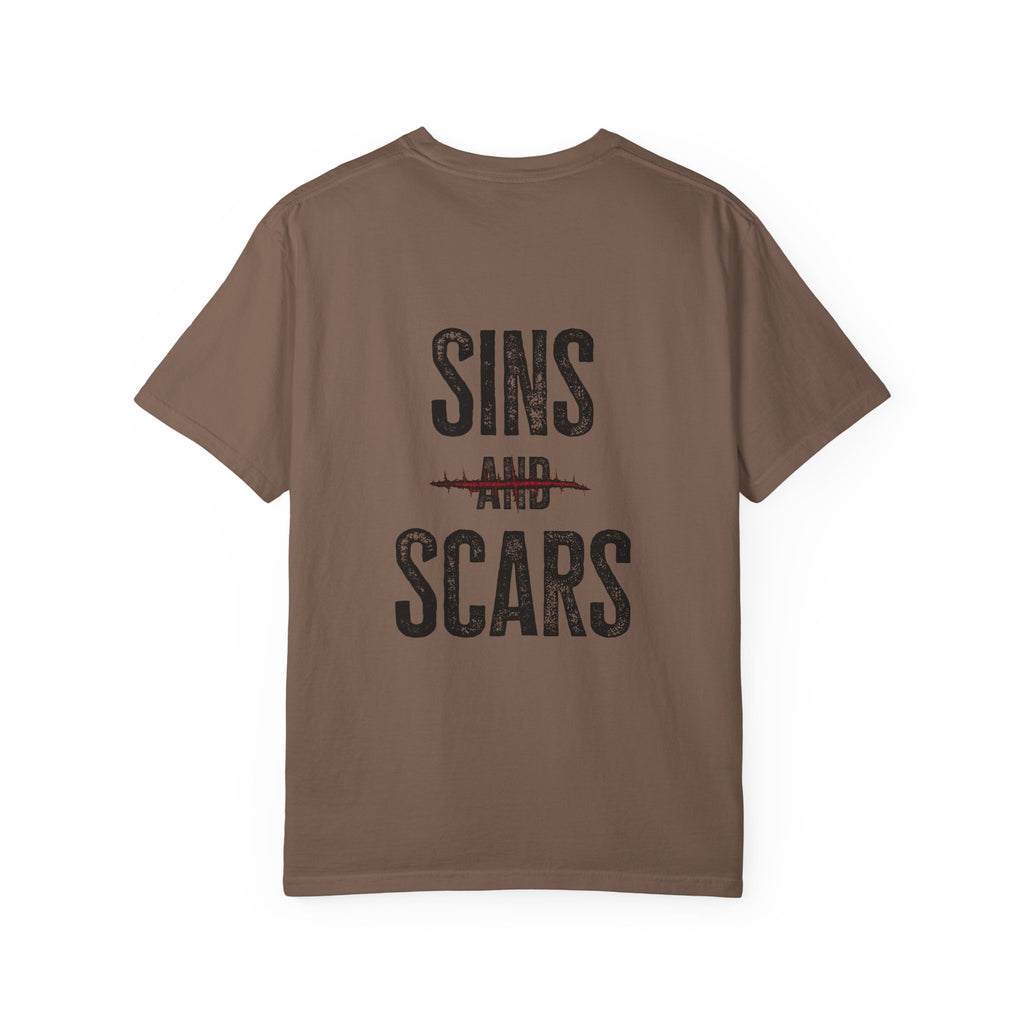 Unisex Garment-Dyed Sins and Scars T-shirt