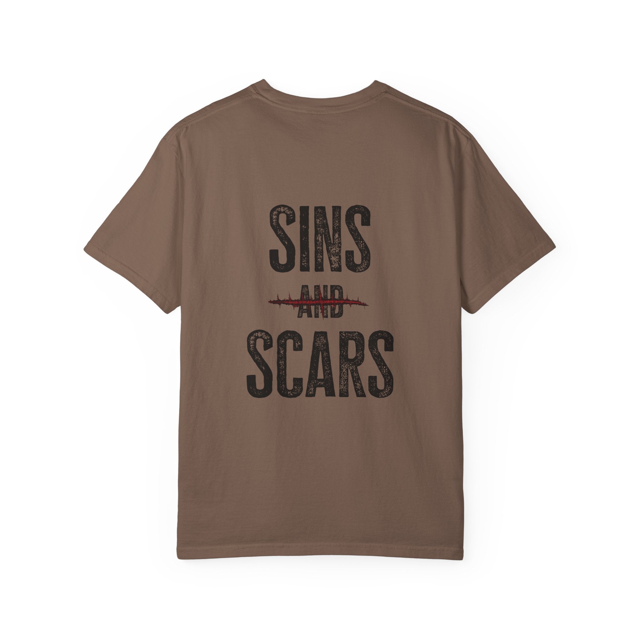 Unisex Garment-Dyed Sins and Scars T-shirt
