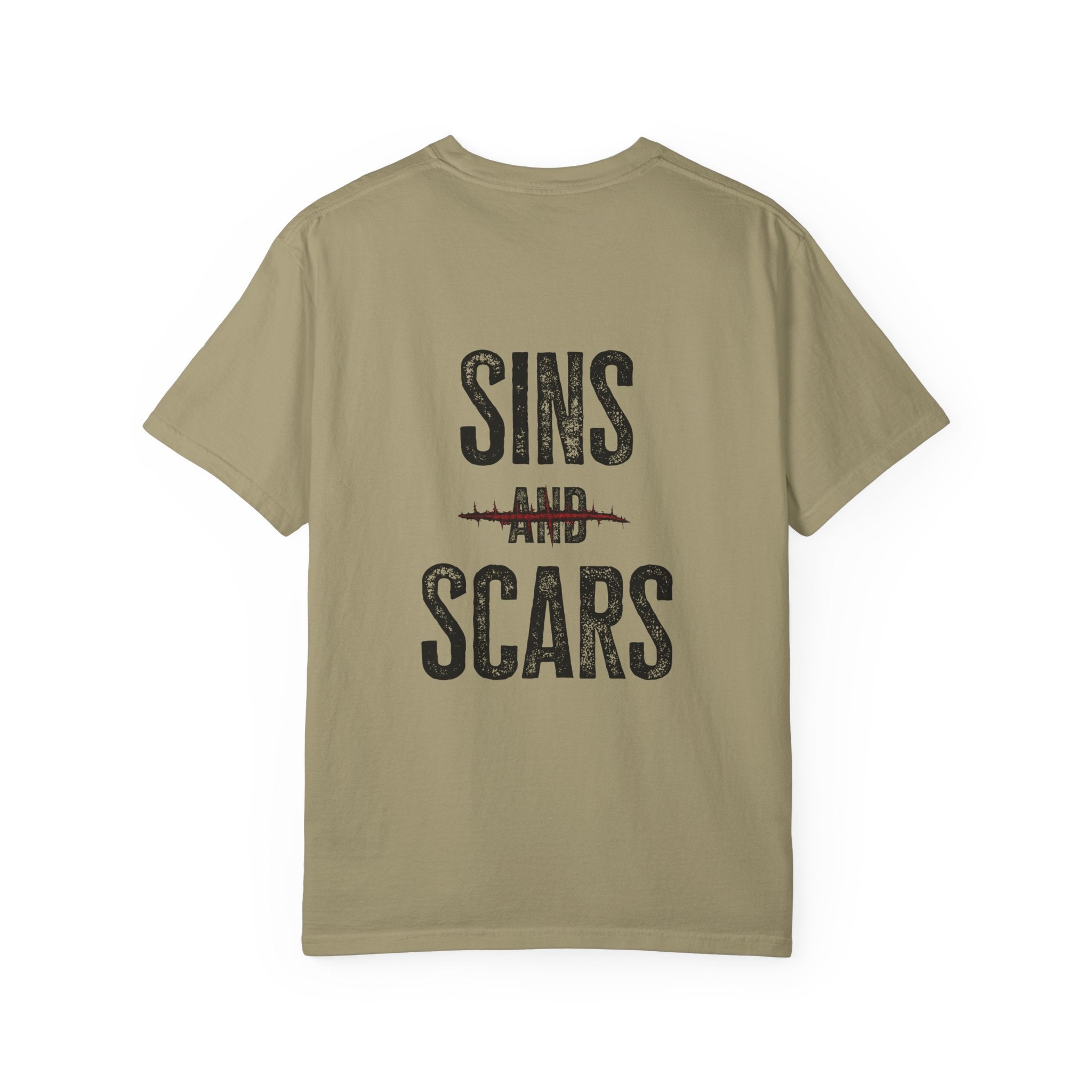 Unisex Garment-Dyed Sins and Scars T-shirt
