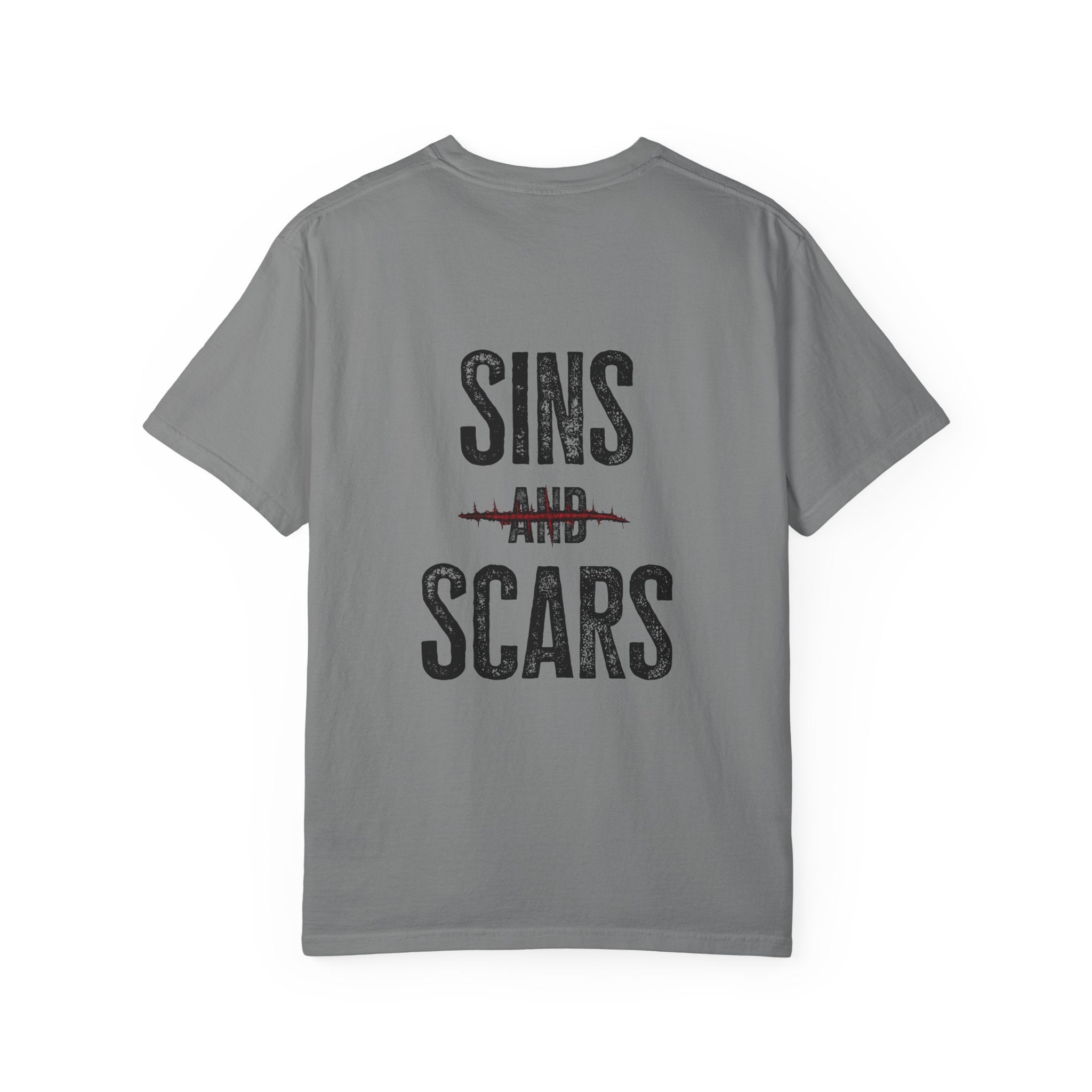 Unisex Garment-Dyed Sins and Scars T-shirt