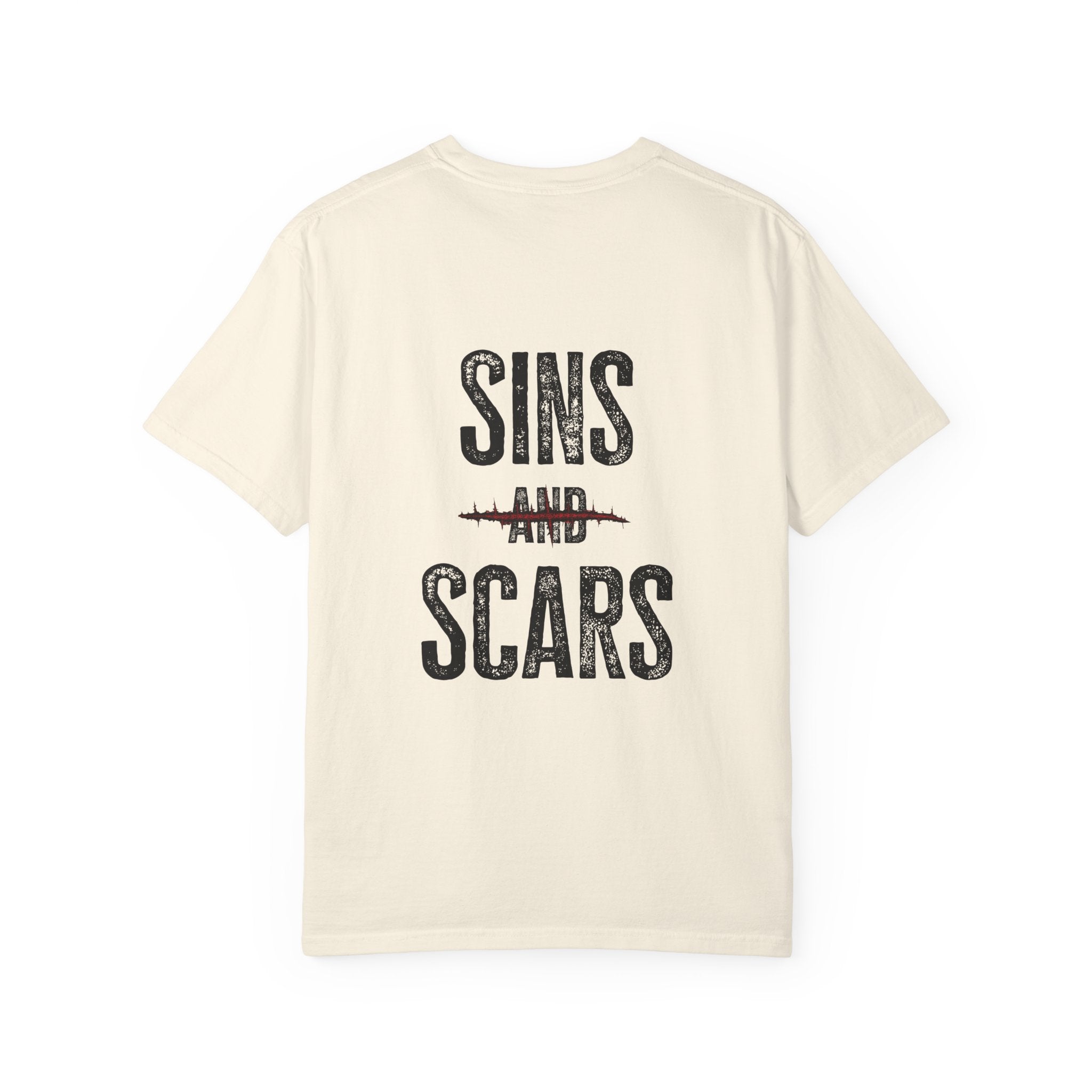 Unisex Garment-Dyed Sins and Scars T-shirt